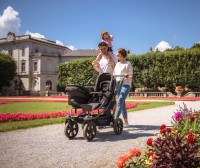 TFK Set 1 Duo combi push chair - air chamber wheel 2022 glow in the dark