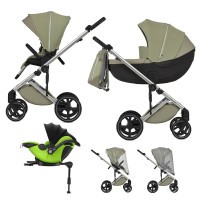 ANEX Kočárek kombinovaný Mev + KIDDY Evoluna i-size 2 + základna ANEX Kočárek kombinovaný Mev + KIDDY Evoluna i-size 2 + základna