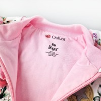 LITTLE ANGEL Mikina podšitá Outlast® - růže/růžová baby