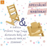 AKČNÍ SET Stokke® Tripp Trapp® židlička + Baby Set