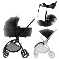 Britax Römer Set kočárek Rio + hluboká korba + autosedačka Baby-Safe PRO + Vario Base 5Z