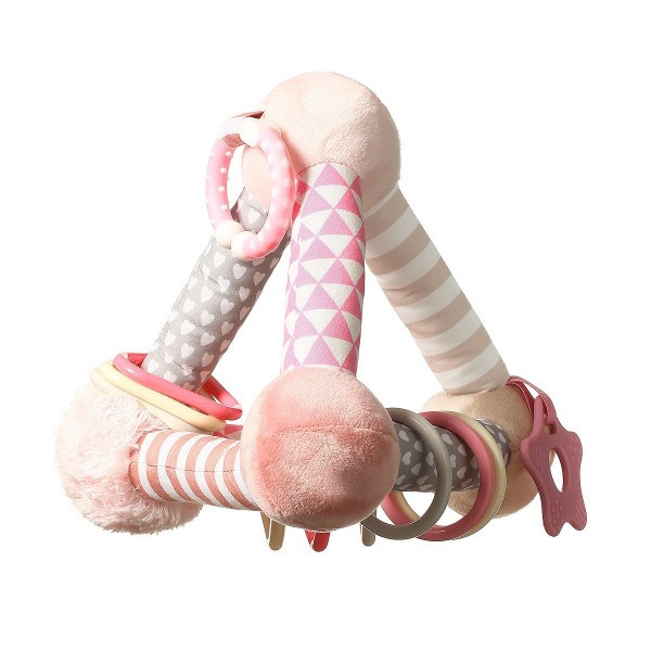 Plyšová edukační pyramida Babyono Tiny Yoga