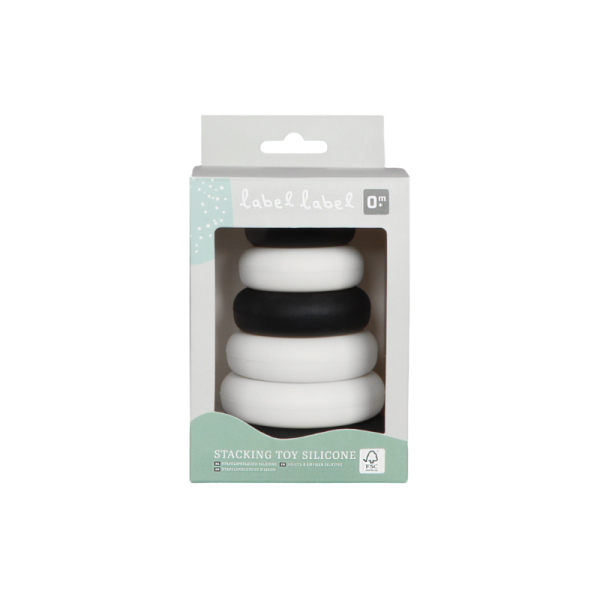 Label Label Silikonová stohovací věž Kroužky