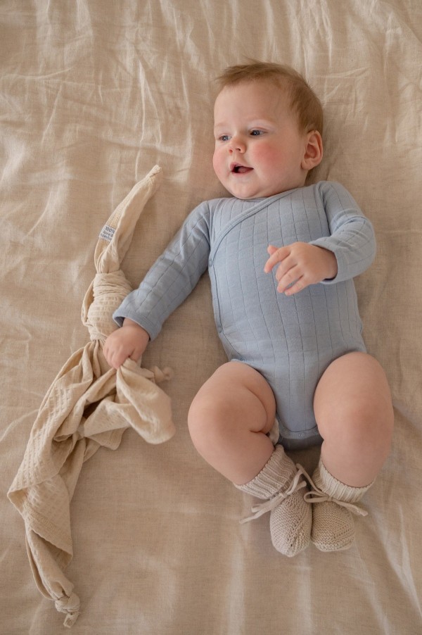 LODGER Romper LS Seersucker Body Hydrofilní body s dlouhými rukávy