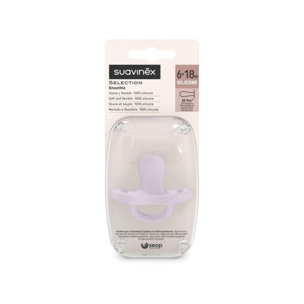 SUAVINEX ŠIDÍTKO fyziologické SILIKON 6-18m SX PRO - COLOUR ESSENCE