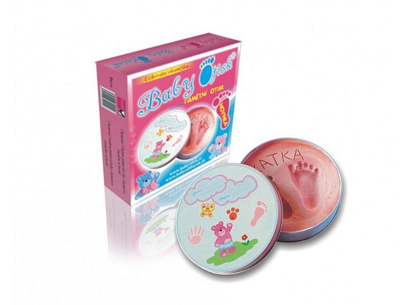 Baby Otisk® kulatá kovová krabička Baby Otisk® kulatá kovová krabička