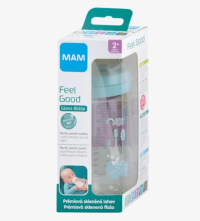 MAM Dětská skleněná láhev 260 ml Feel Good 2m+, 1 ks