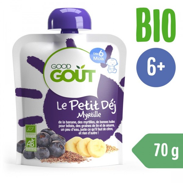 GOOD GOUT BIO BORŮVKOVÁ SNÍDANĚ 70 G