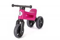 Odrážedlo FUNNY WHEELS Rider Sport modré 2v1, výška sedla 28/30cm nosnost 25kg 18m+ v sáčku