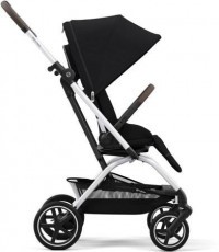 Kočárek CYBEX Eezy S Twist+2 2022, moon black (silver frame)