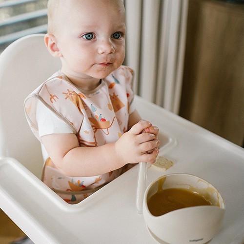 BABYONO Miska silikonová s přísavkou 6m+