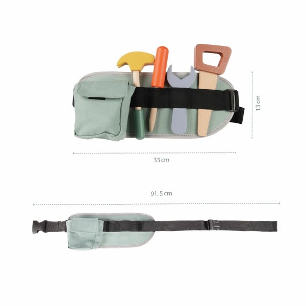 ZOPA Dřevěné nářadí s pásem, Wood