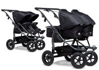 TFK Kočárek dvojčata/sourozenecký Duo combi pushchair air wheel