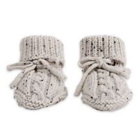 LODGER Capáčky Knit Cable vel. 0 - 6 měsíců