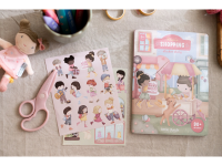 LITTLE DUTCH Knížka se samolepkami Nakupování Rosa