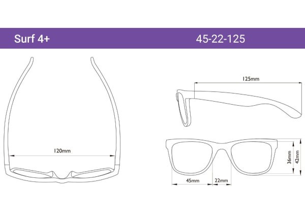 REAL SHADES Sluneční brýle Surf 4+