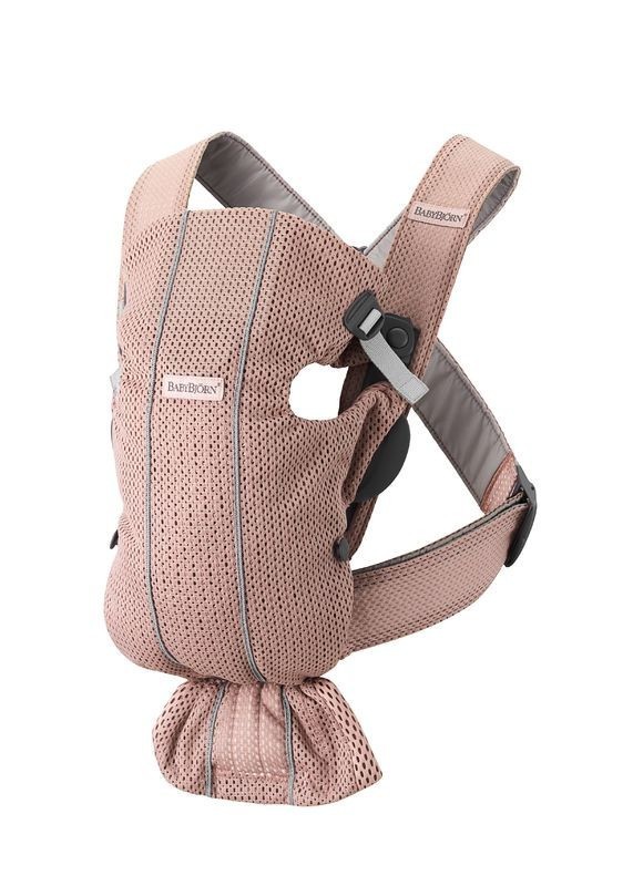 Babybjorn nosítko MINI Dusty pink 3D Mesh