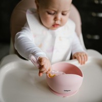 BABYONO Miska silikonová s přísavkou 6m+