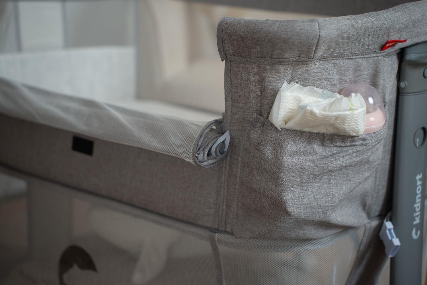 KIDNORT Postýlka Snäckskal