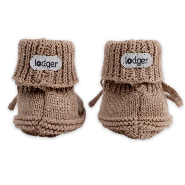 LODGER Capáčky Knit Cable vel. 0 - 6 měsíců