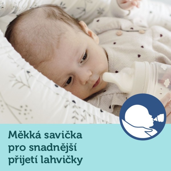CANPOL BABIES Lahev se širokým hrdlem BONJOUR PARIS 240ml
