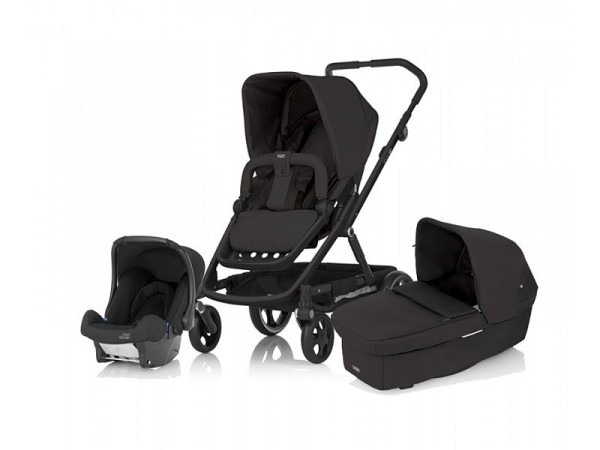 Kočárek Britax Go + Britax Hluboká korba Go + autosedačka