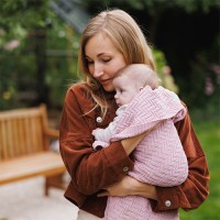 BABYONO Deka z organické bavlny pletená 75 x 100 cm 0m+ BABYONO Deka z organické bavlny pletená 75 x 100 cm 0m+