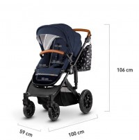 KINDERKRAFT Kočárek kombinovaný Prime 3v1  + koš na pleny Angelcare