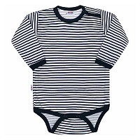 Kojenecké body New Baby Classic II s modrými pruhy Kojenecké body New Baby Classic II s modrými pruhy