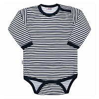 Kojenecké body New Baby Classic II s modrými pruhy