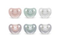 Dudlík anatomický HYGGE 6-18 m PROUŽKY