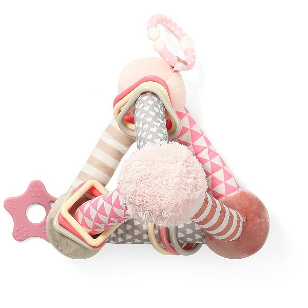 Plyšová edukační pyramida Babyono Tiny Yoga