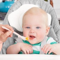 SKIP HOP Lžičky silikonové Easy Feed Grey 2 ks, 6 m+