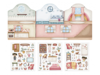 LITTLE DUTCH Knížka se samolepkami Dům Rosa