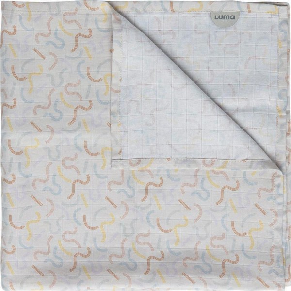 LUMA Mušelínová plenka z bambusu 70x70 cm, 3ks
