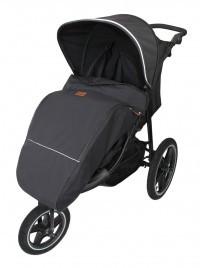 Emitex Nánožník SOFT TROJKOLKA DELUXE - černý