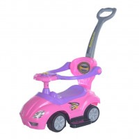 Dětské odrážedlo s vodící tyčí 3v1 Baby Mix Mega Car