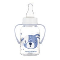 CANPOL BABIES Lahev úzkohrdlá s úchyty CUTE ANIMALS 120ml