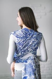 Šátek Be Lenka Folk - modrý