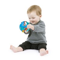 BABY EINSTEIN Hračka senzorický míč s kousátkem Rattle & Sense™ 3m+