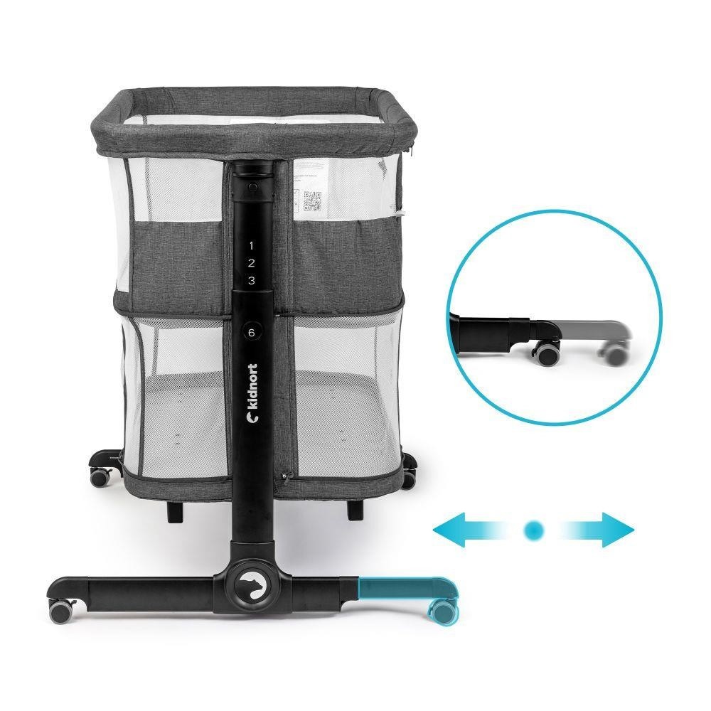 KIDNORT Postýlka Snäckskal