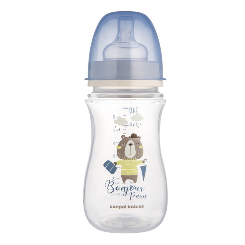 CANPOL BABIES Lahev se širokým hrdlem BONJOUR PARIS 240ml