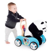 BABY EINSTEIN Hračka dřevěná aktivní vlečka Discovery Buggy HAPE 12m+