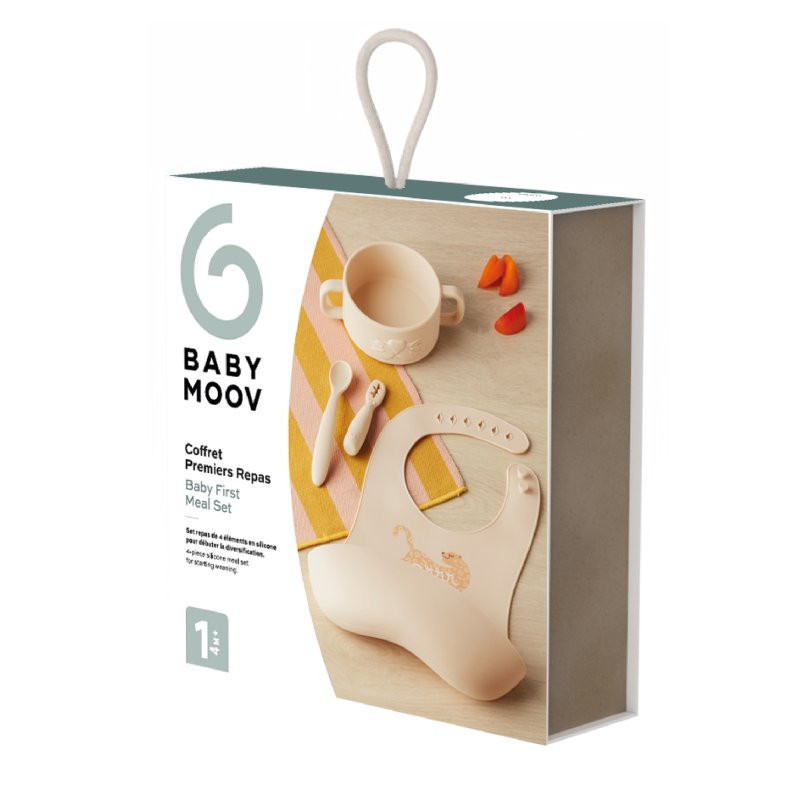 BABYMOOV Silikonová jídelní sada Baby First MEAL SET Mini