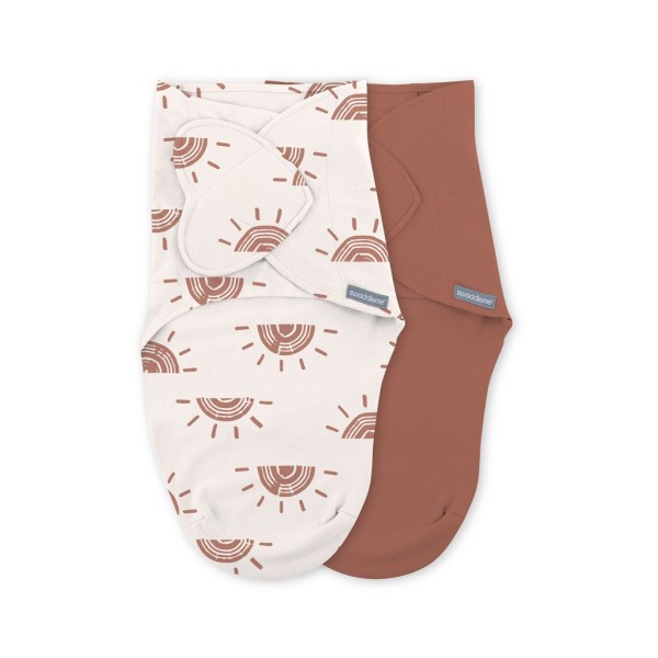 INGENUITY Zavinovačka SwaddleMe™  Ulitka bavlna 2ks 0,5 TOG 0-3m