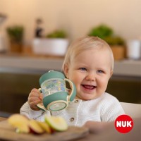 NUK Kojenecká láhev na učení for Nature s kontrolou teploty 6-18m