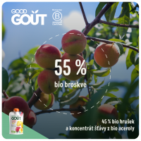 Good Gout BIO Broskev s hruškou (120 g)