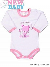 Body dlouhý rukáv Sweet Teddy New Baby