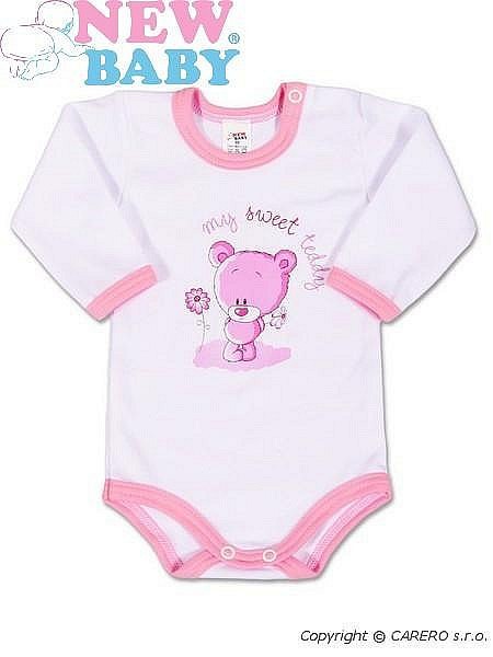 Body dlouhý rukáv Sweet Teddy New Baby