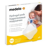 MEDELA Polštářky hydrogelové hojicí ragády 4ks